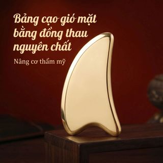 Scraping Board Facial Beauty Nâng cơ mặt Đường mũi Massage mắt Đồng mạ Dolphin Scraping Board guasha