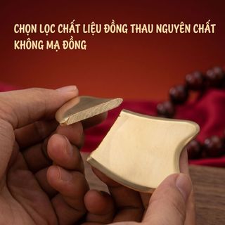 Scraping Board Facial Beauty Nâng cơ mặt Đường mũi Massage mắt Đồng mạ Dolphin Scraping Board guasha