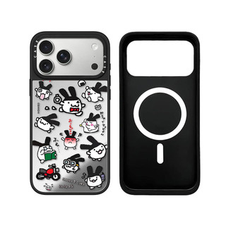 Không Dây Từ Tính Cho iPhone 17 16 15 14 13 Pro Max Plus Ngộ nghĩnh Tamagotchi Miếng Dán Cạnh Đen Cứng Ốp điện thoại Khắc Logo