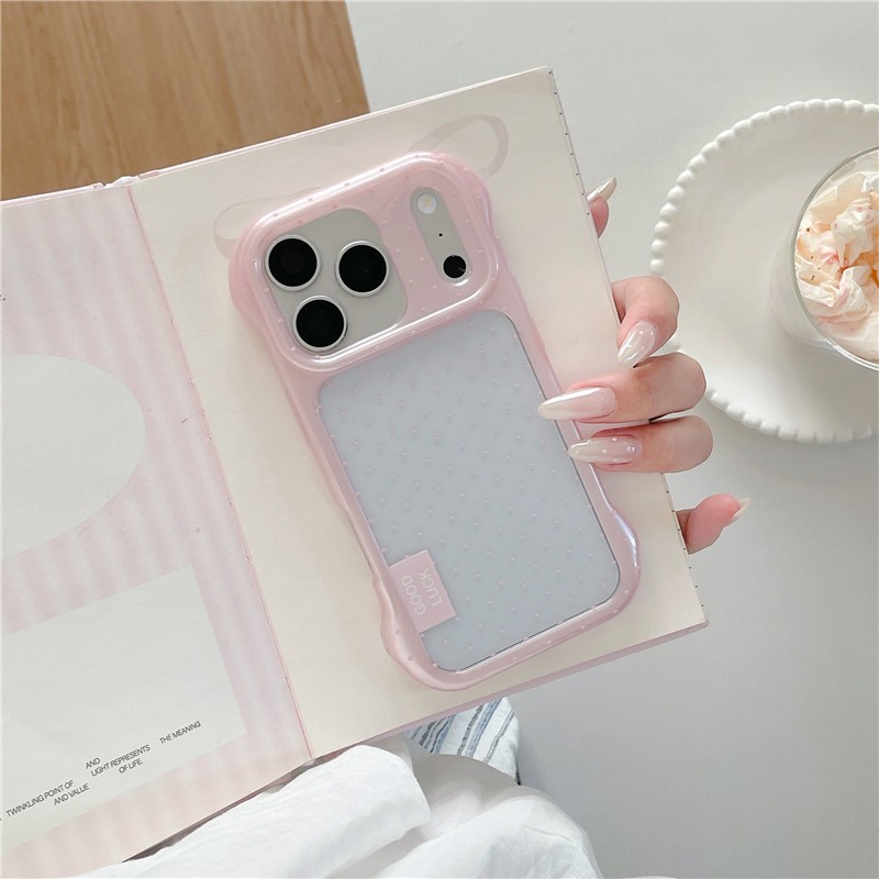 Ốp điện thoại chất liệu Acrylic họa tiết iPhone 17 Pro Max Dots