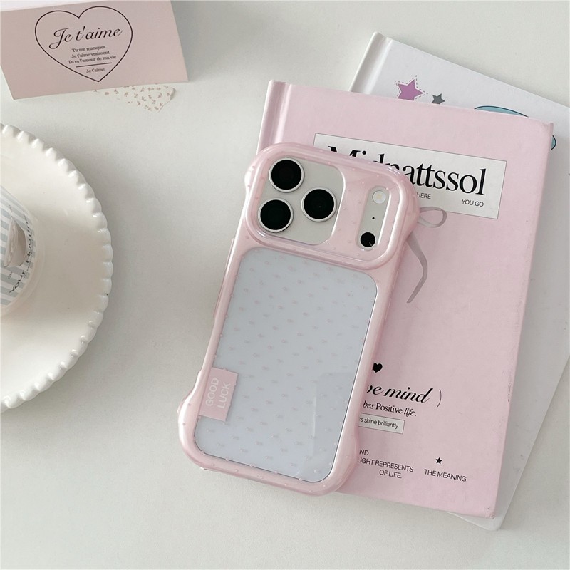 Ốp điện thoại chất liệu Acrylic họa tiết iPhone 17 Pro Max Dots
