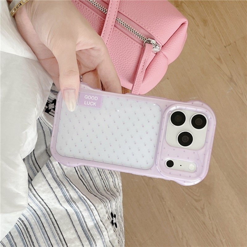 Ốp điện thoại chất liệu Acrylic họa tiết iPhone 17 Pro Max Dots