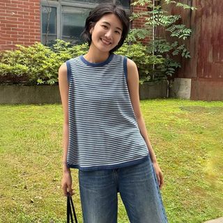 Áo dệt kim sọc không tay – Thiết yếu mùa hè giản dị & sang trọng!​