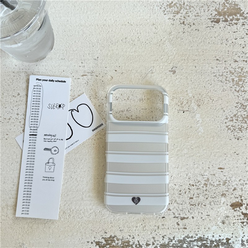 Ốp điện thoại xử lý IMD họa tiết sọc iPhone 17 Pro Max
