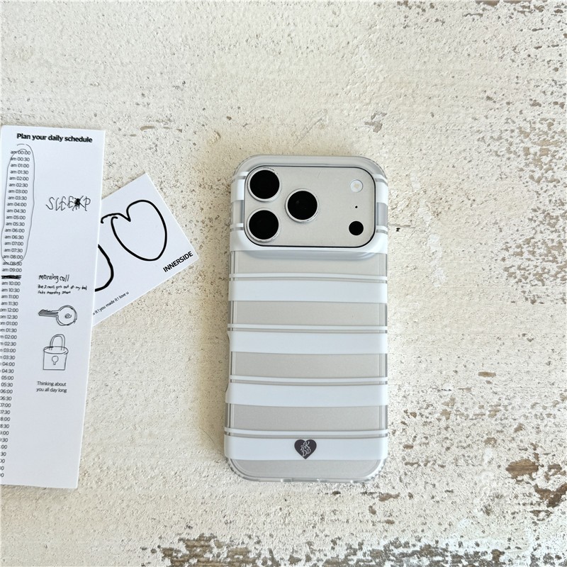 Ốp điện thoại xử lý IMD họa tiết sọc iPhone 17 Pro Max