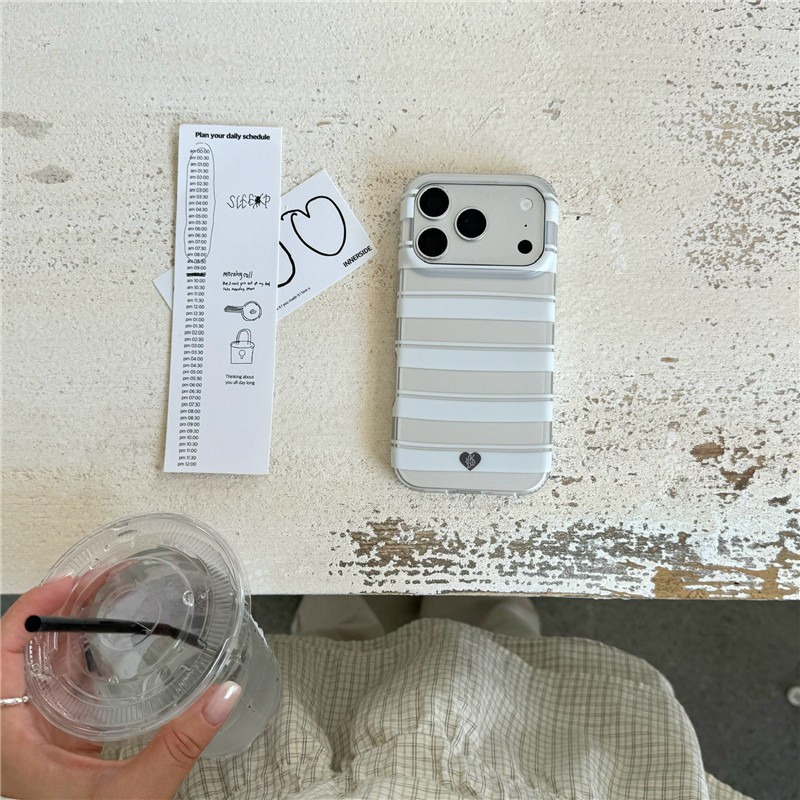 Ốp điện thoại xử lý IMD họa tiết sọc iPhone 17 Pro Max