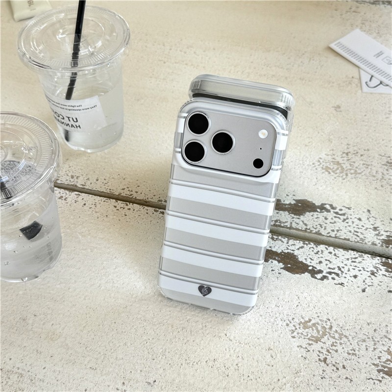 Ốp điện thoại xử lý IMD họa tiết sọc iPhone 17 Pro Max