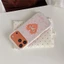 IPhone 17 Pro Max Ren họa tiết hình trái tim Chất liệu TPU IMD process phone case