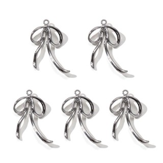 5 Chiếc Nơ Dễ Thương Hoa Hồng Mặt Dây Chuyền Bướm Anh Đào Mặt Dây Chuyền DIY Bông Tai Trang Sức Làm Handmade Trang Sức Quà Tặng Ngày Lễ Tình Nhân