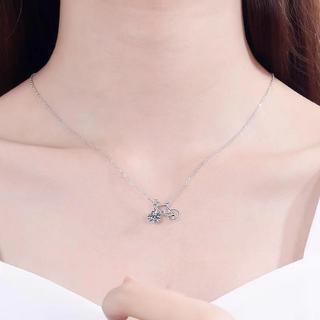 Vòng cổ xe đạp MIGILA Một món quà nhỏ nhưng ý nghĩa cô ấy sẽ không bao giờ cất cánh | Được chế tác bằng đồng thau, chống thấm nước và chống mài mòn, giữ bóng và chống phai mãi mãi#BikeLoverGift