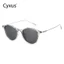 Kính râm phân cực Cyxus khung tròn phong cách Hàn Quốc unisex TR90 + khung titan Ống kính TAC TP1379
