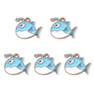 10 Chiếc Màu Vàng Men Cá Ngựa Tàu Sao Biển Trang Sức Đại Dương Series Mặt Dây Chuyền Vòng Cổ DIY Handmade Trang Sức Làm Tìm Kiếm Lưu Niệm