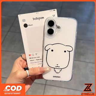 Thích hợp cho OPPO Reno16F 16Pro 15F 15ProMax 14F 14Pro 13F 13Pro 12F 12Pro 11F 11Pro 10Pro 8T 8Z 7Z 6Z Phim Hoạt Hình Cặp Đôi Búp Bê Chó Con Phong Cách Ốp Điện Thoại TPU Chống Sốc