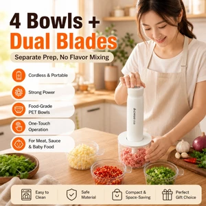 Máy Gia Vị Điện Đa Năng Thịt Xay Tiêu Máy Tỏi