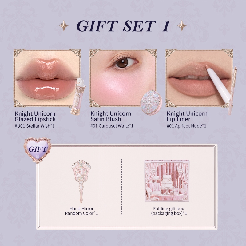Bộ quà tặng trang điểm Flower Knows Shell 's Jewel Collection Set Mỹ Phẩm