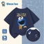 Áo thun bé gái bé trai họa tiết The Cookie Monster - Vải cotton mềm mại, in hình Sesame Street dễ thương mùa hè 2026
