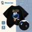 Áo thun bé gái bé trai họa tiết The Cookie Monster - Vải cotton mềm mại, in hình Sesame Street dễ thương mùa hè 2026