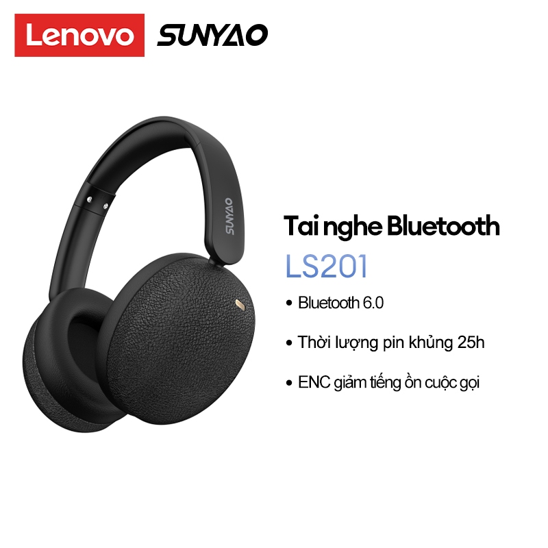 Tai nghe Bluetooth Lenovo Sunyao LS201 ENC giảm tiếng ồn thông minh, Âm thanh vòm, Pin trâu 25 giờ, Bluetooth V6.0 Chính hãng | BigBuy360 - bigbuy360.vn