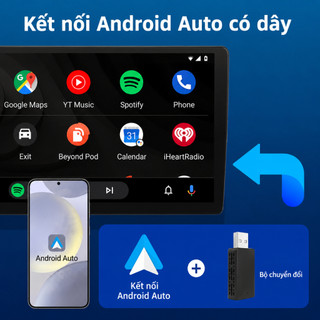 Bộ chuyển đổi Carplay không dây Android Auto Apple Carplay Adapter Plug and Play Mini Wireless Carplay Adapter