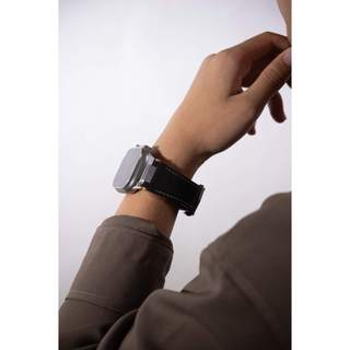 Dây đeo khóa gấp da họa tiết Crazy Horse cho Apple Watch Ultra 46 / 44 / 40 / 49 / 45 / 41 / 42 / 38 / 45mm i-watch Series Ultra / 10 / 9 / 8 / 7 / 6 / 5 / 4 / 3 / 2 / 1
