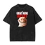 The Great Meme Reset Realistic Troll Face Meme Áo thun giặt 100% Cotton dành cho nam và nữ