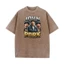 Áo thun cotton giặt 100% John Pork Three Sided Italian Brainrot Meme cho nam