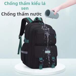 Balo Đa Năng Chống Gù Lưng, Siêu Nhẹ 650g, Dung Lượng Lớn 15.6 inch, Chống Nước Cao Cấp, Thoáng Khí, Nhiều Ngăn, Cho Học Sinh, Đi Chơi, Đi Du Lịch