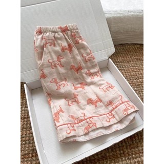 Bộ đồ ngủ in hình chó dễ thương dành cho nữ Quần Short ngắn tay Bộ nhà