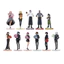 Bộ Chân Đế Gundam Acrylic - Kamille Char Bright Amuro Jerid Scirocco Anime Hình Hiển Thị