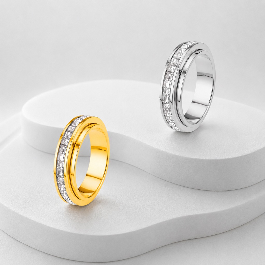 Women's Titanium Steel Ring by Description