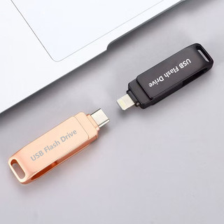 Bộ chuyển đổi giao diện U Disk Type-C Ổ đĩa Flash Mini Đĩa cứng kép USB OTG Tương thích với iP / ho / ne (2TB 1TB 512GB)