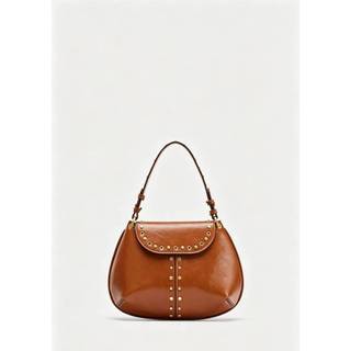 Nữ Vintage Studded Da Hobo Túi Retro Flap Túi Đeo Vai Đinh Tán Nách Túi Xách