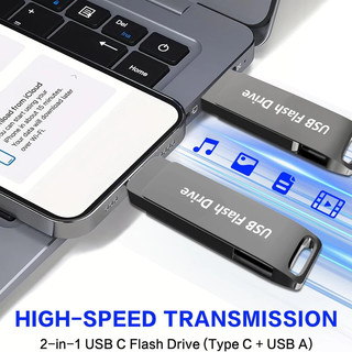 Typec 2 trong 1 Điện Thoại Di Động u Disk Chất Lượng Cao 2TB Ổ Đĩa Kép Flash Bộ Nhớ USB Tốc Độ Cao Thẻ Nhớ 1TB Bộ Nhớ Dữ Liệu otg
