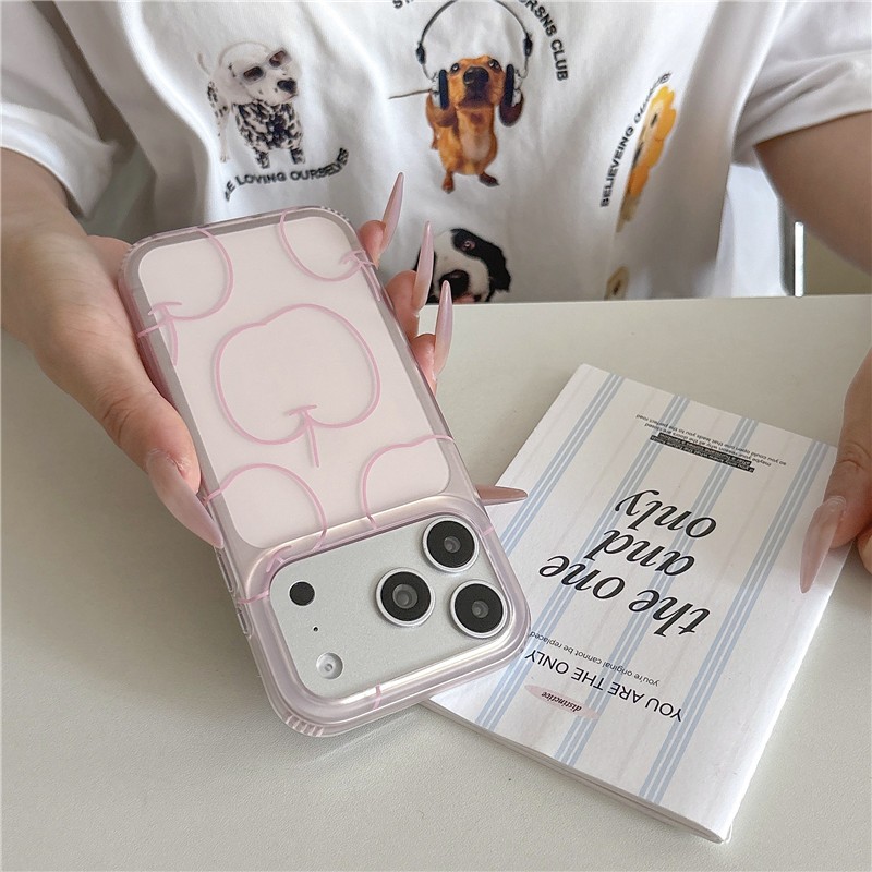 IPhone 17 Pro Max Họa tiết trái cây sọc Chất liệu TPU Vỏ điện thoại xử lý IMD