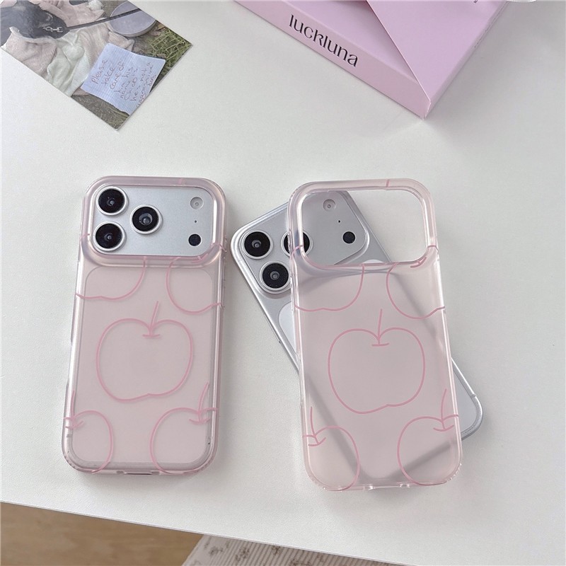 IPhone 17 Pro Max Họa tiết trái cây sọc Chất liệu TPU Vỏ điện thoại xử lý IMD