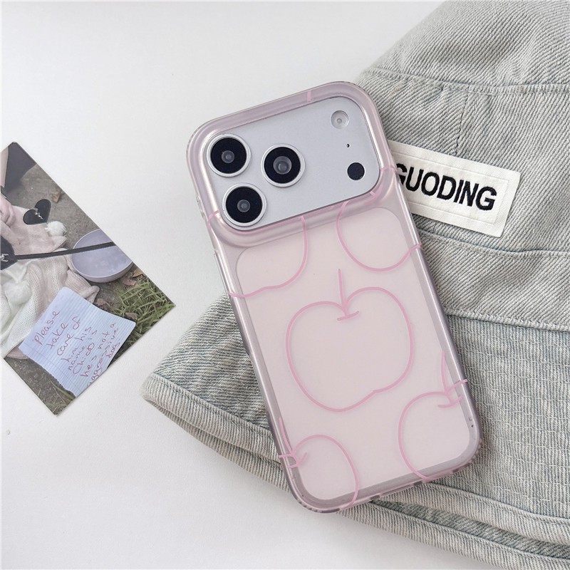 IPhone 17 Pro Max Họa tiết trái cây sọc Chất liệu TPU Vỏ điện thoại xử lý IMD