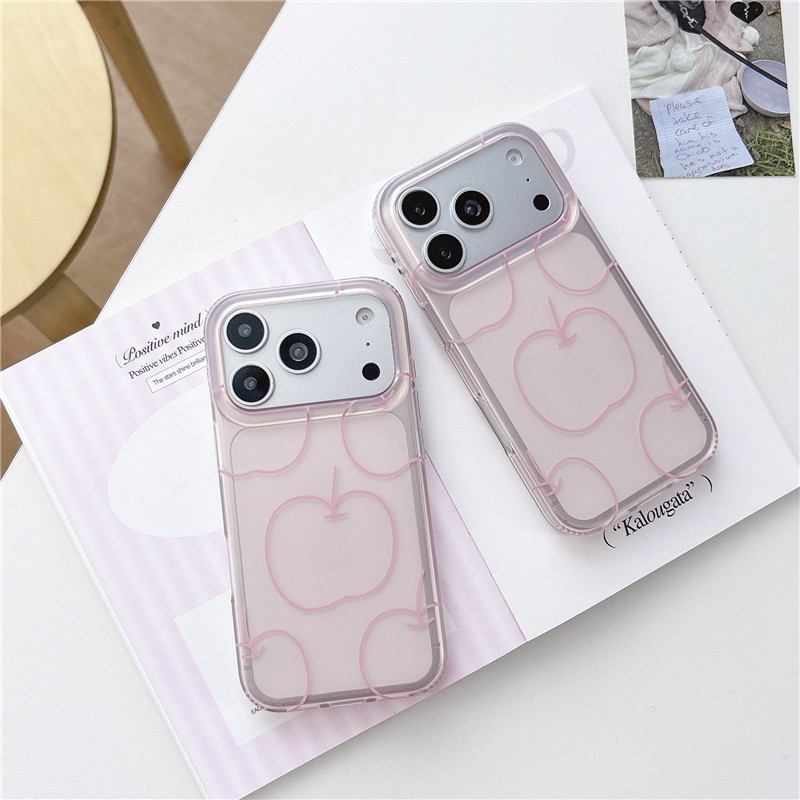 IPhone 17 Pro Max Họa tiết trái cây sọc Chất liệu TPU Vỏ điện thoại xử lý IMD