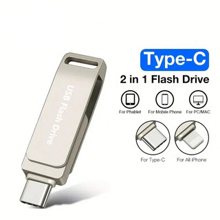 Ổ đĩa Flash OTG dung lượng cao (512GB / 1TB / 2TB) – Thẻ nhớ di động an toàn cho PC, Mobile, Tablet & iOS – Bao gồm bộ chuyển đổi USB