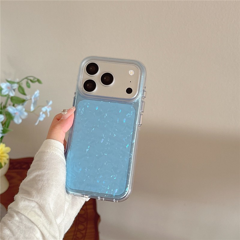 IPhone 17 Pro Max Dreamy họa tiết xương cá màu xanh Chất liệu TPU xử lý IMD