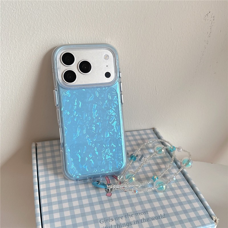 IPhone 17 Pro Max Dreamy họa tiết xương cá màu xanh Chất liệu TPU xử lý IMD