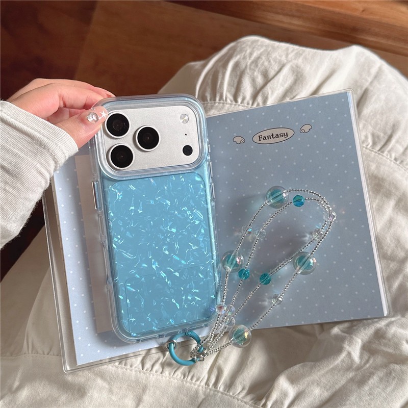 IPhone 17 Pro Max Dreamy họa tiết xương cá màu xanh Chất liệu TPU xử lý IMD
