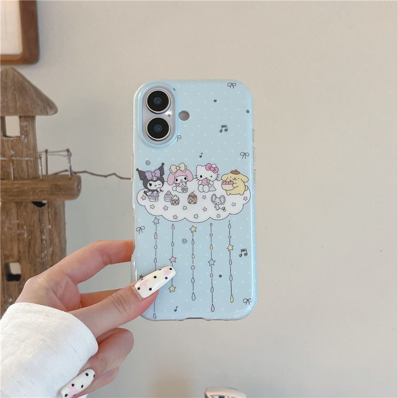 Ốp điện thoại xử lý IMD họa tiết hoạt hình iPhone 17 Pro Max