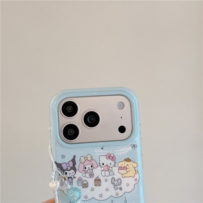Ốp điện thoại xử lý IMD họa tiết hoạt hình iPhone 17 Pro Max