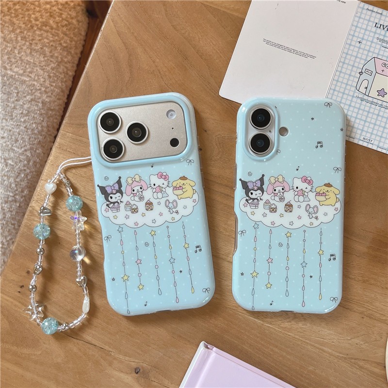 Ốp điện thoại xử lý IMD họa tiết hoạt hình iPhone 17 Pro Max