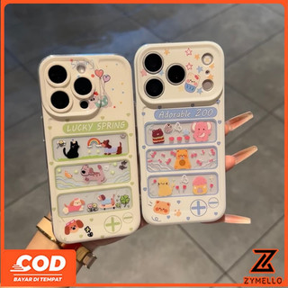 Thích hợp cho Honor X9C X7C X6D X8D X8C X7D X9D X6B X8B X6A X7A X7B X9B 200 SMART 400 SMART Vỏ điện thoại TPU hoạt hình dễ thương hình graffiti động vật voi chống sốc