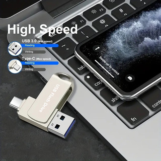 Ổ đĩa flash tốc độ cao hai trong một Typec 3.0 USB Dual-Drive OTG 512G1TB2TB Ổ đĩa flash nhớ dữ liệu