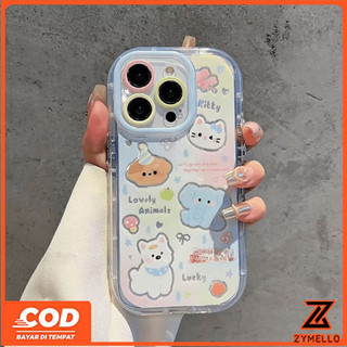 Thích hợp cho Honor X9D X6D X7C X9C 200 SMART Honor400 5G Honor500 5GThời trang Phim hoạt hình Graffiti Puppy Elephant Vỏ điện thoại TPU chống sốc