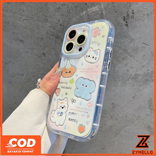 Thích hợp cho Honor X9D X6D X7C X9C 200 SMART Honor400 5G Honor500 5GThời trang Phim hoạt hình Graffiti Puppy Elephant Vỏ điện thoại TPU chống sốc