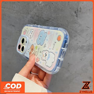 Thích hợp cho Honor X9D X6D X7C X9C 200 SMART Honor400 5G Honor500 5GThời trang Phim hoạt hình Graffiti Puppy Elephant Vỏ điện thoại TPU chống sốc