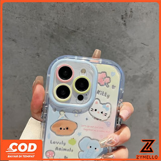 Thích hợp cho Honor X9D X6D X7C X9C 200 SMART Honor400 5G Honor500 5GThời trang Phim hoạt hình Graffiti Puppy Elephant Vỏ điện thoại TPU chống sốc